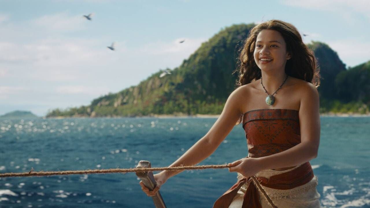 Catherine Laga'aia como Vaiana en 'Vaiana'