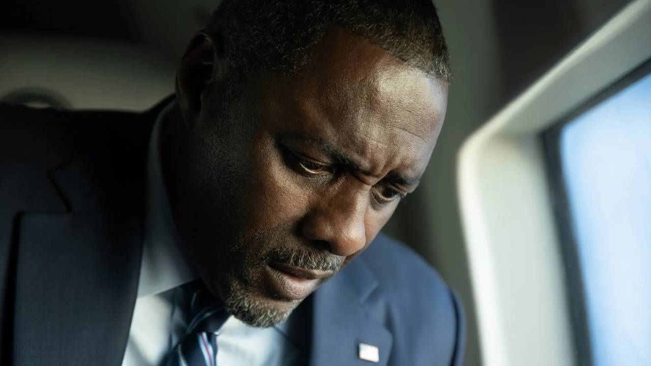 Idris Elba como el presidente de Estados Unidos en 'Una casa llena de dinamita'