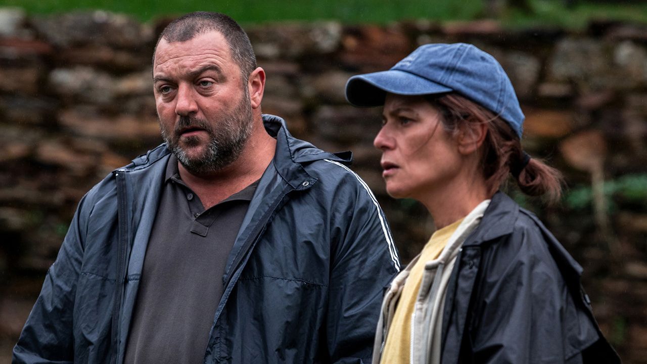 Denis Ménochet y Marina Foïs.