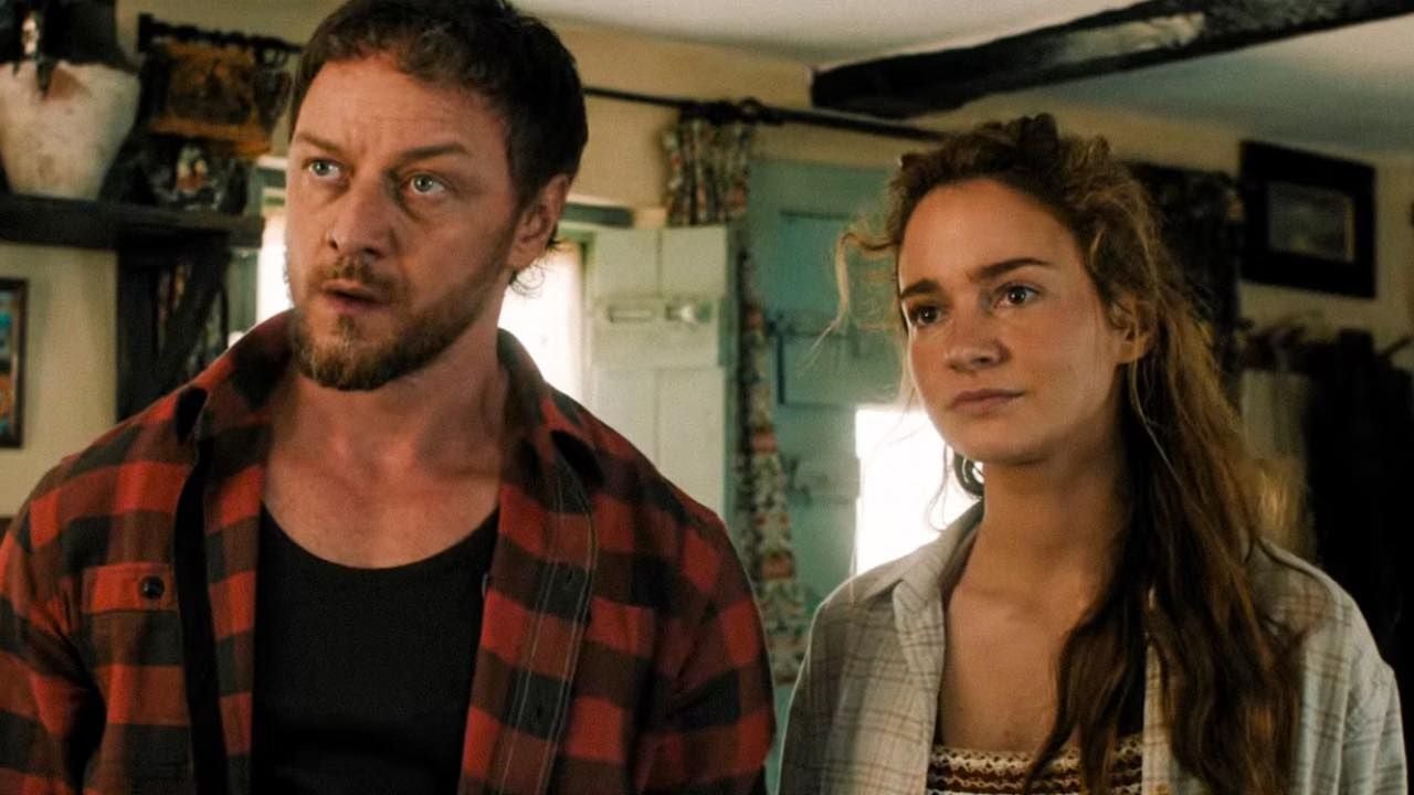 James McAvoy y Aisling Franciosi en 'No hables con extraños'