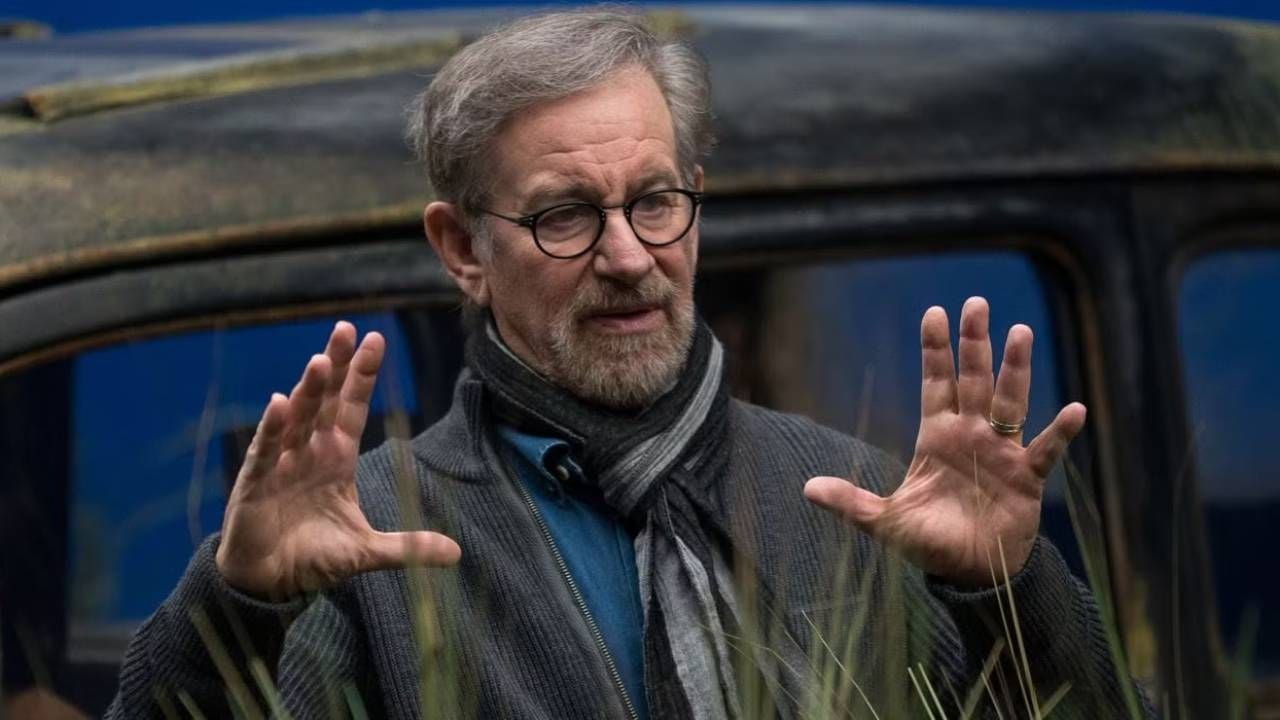 Steven Spielberg en el rodaje de una de sus películas