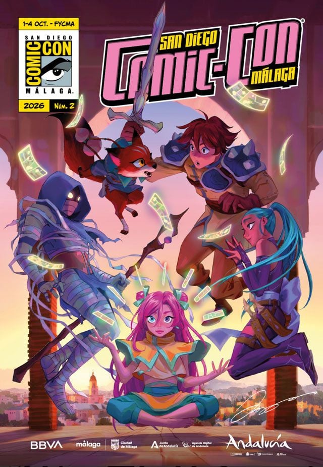 Póster de la San Diego Comic-Con Málaga 2026