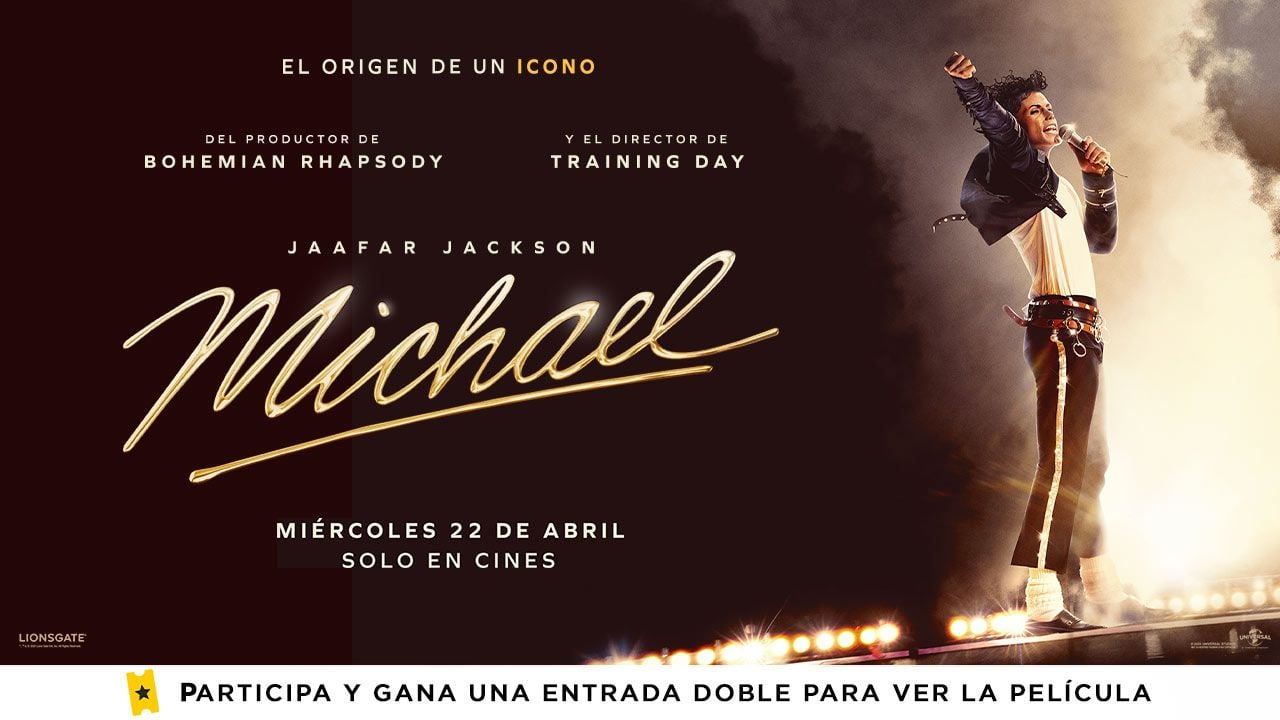 No te pierdas 'Michael' en la gran pantalla: Sorteamos 5 entradas dobles para ver la película sobre Michael Jackson