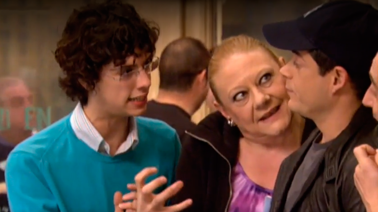 Edu Casanova y Jorge Sanz en 'Aída'