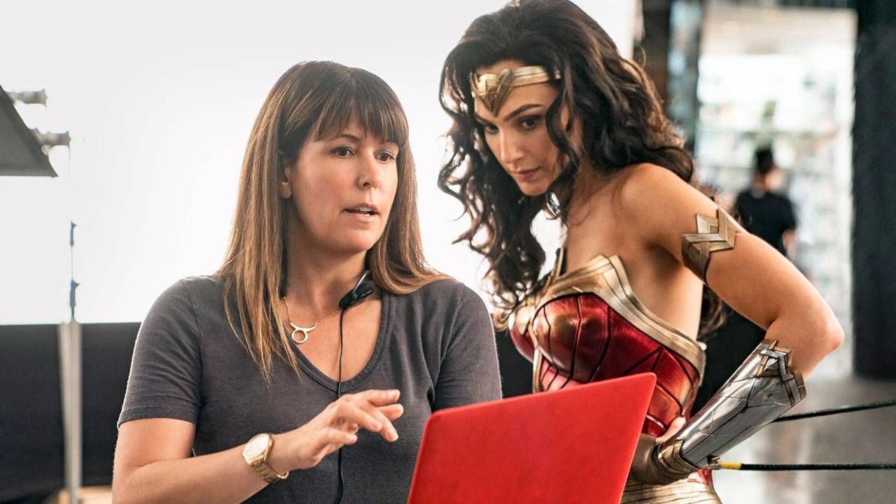 Patty Jenkins y Gal Gadot en el rodaje de 'Wonder Woman 1984'.