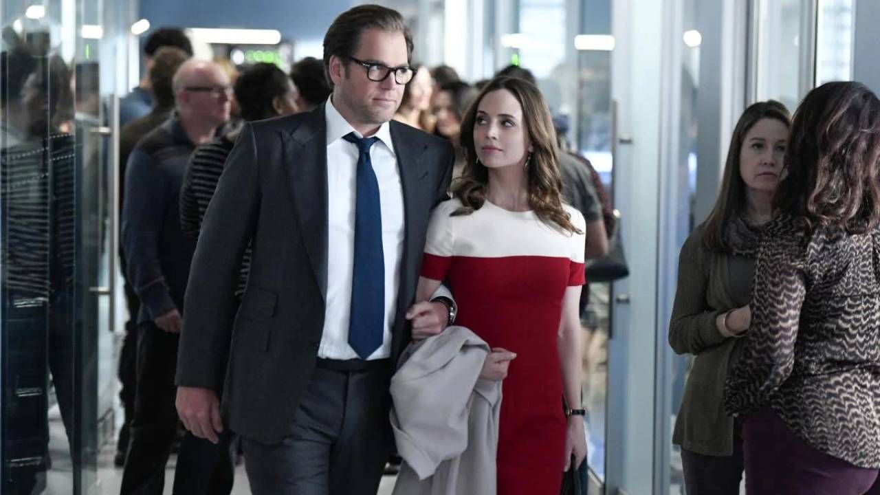 Michael Weatherly y Eliza Dushku en 'Bull'