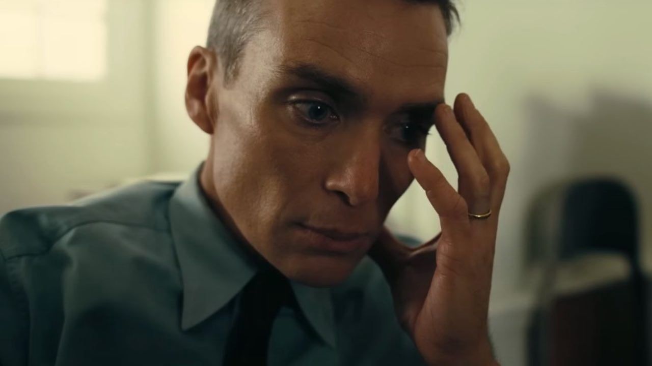 Cillian Murphy como Robert Oppenheimer. 