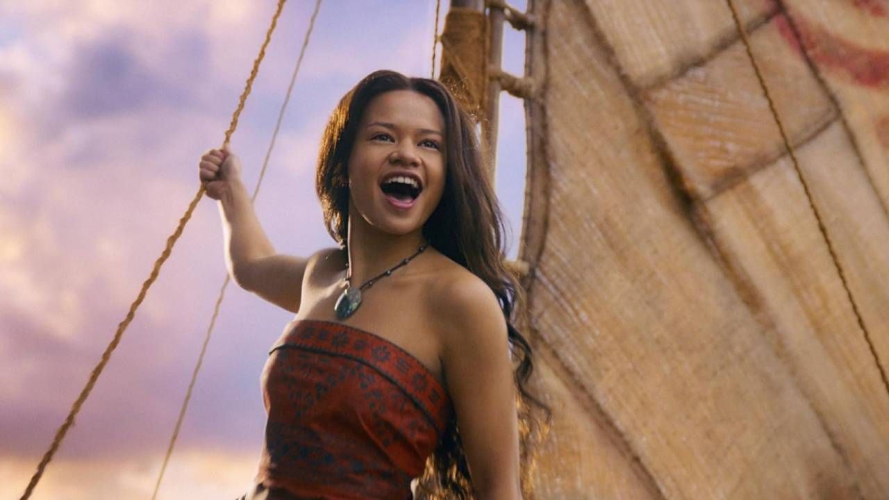 Catherine Laga'aia como Vaiana en 'Vaiana'