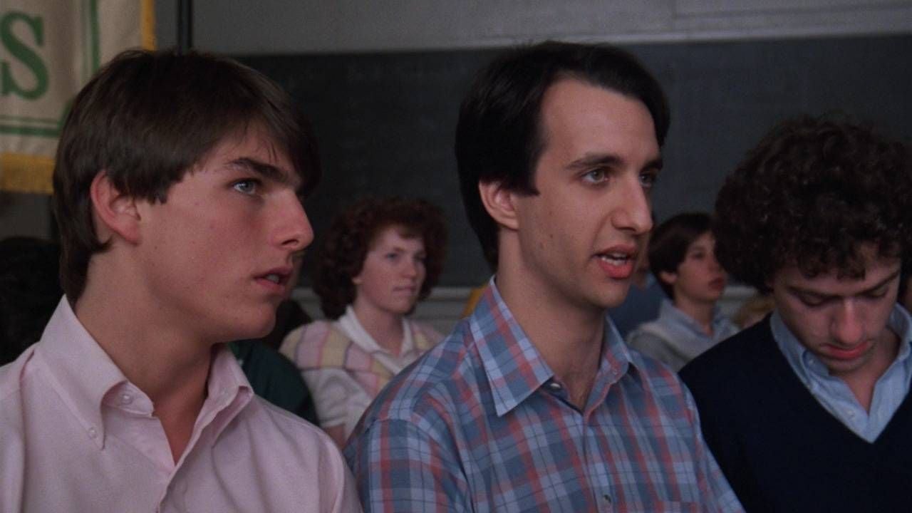 Tom Cruise y Bronson Pinchot en 'Risky Business'