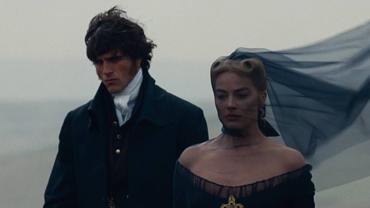 Jacob Elordi y Margot Robbie como Heathcliff y Catherine en 'Cumbres Borrascosas'