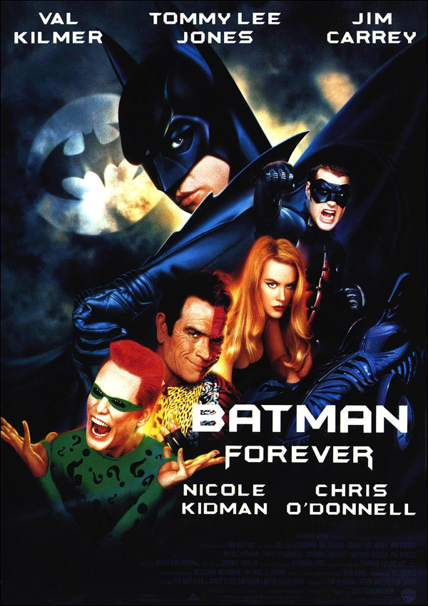 Reparto de la película Batman Forever : directores, actores e equipo  técnico 
