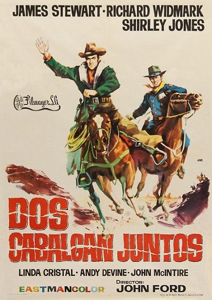 Dos cabalgan juntos - Película 1960