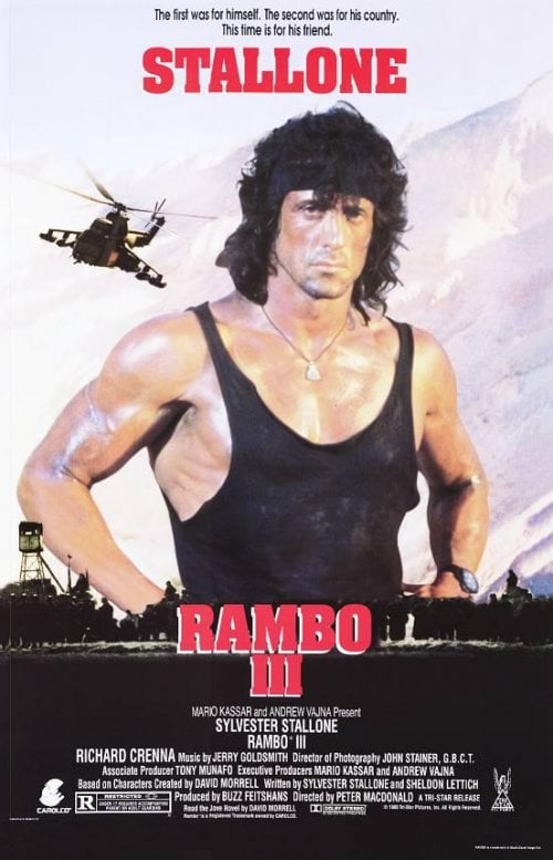 Cartel De La Pel Cula Rambo Iii Foto Por Un Total De Sensacine Com