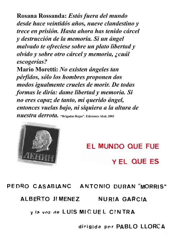 El mundo que fue y el que es - Película 2011