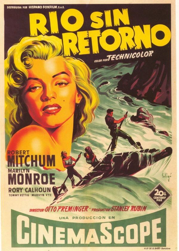 Rio sin retorno - Película 1954