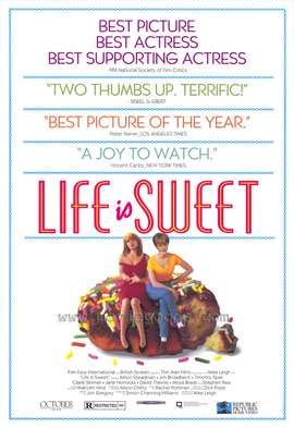 La vida es dulce - Película 1990