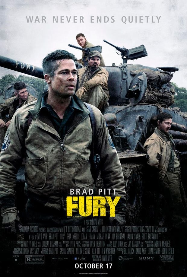 'Corazones de acero' nuevo póster con Brad Pitt Noticias de cine 'Corazones de acero' nuevo póster con Brad Pitt Noticias de cine