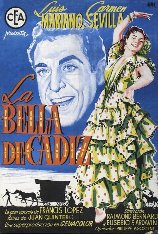 La bella de Cádiz - Película 1953