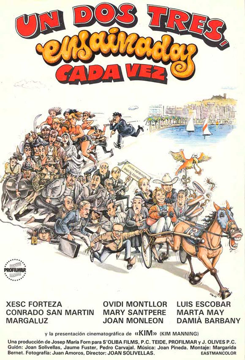 Un, dos, tres... ensaimadas cada vez - Película 1984