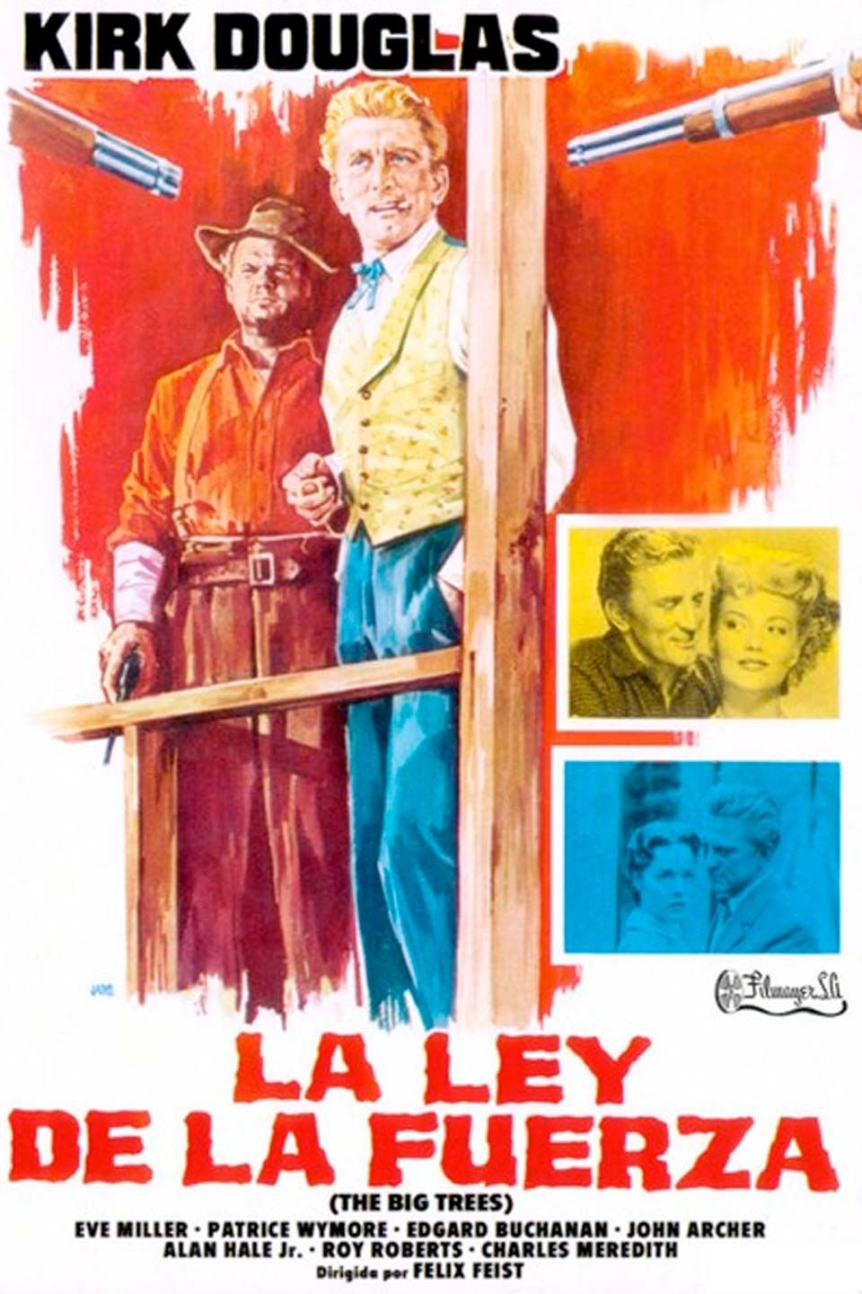 La ley de la fuerza (Los gigantes del bosque) - Película 1952