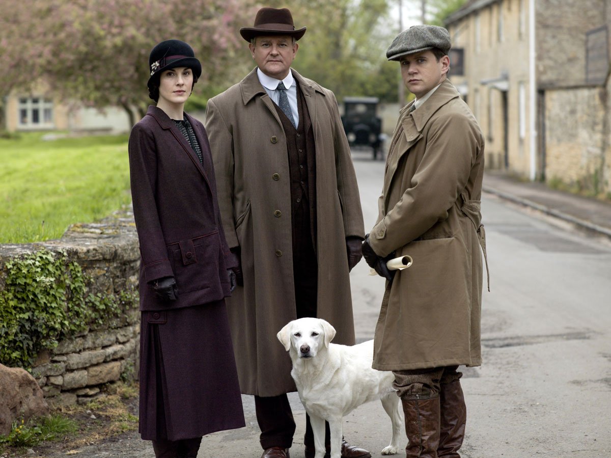 Downton Abbey Foto Allen Leech Hugh Bonneville Michelle Dockery Sobre Un Total De