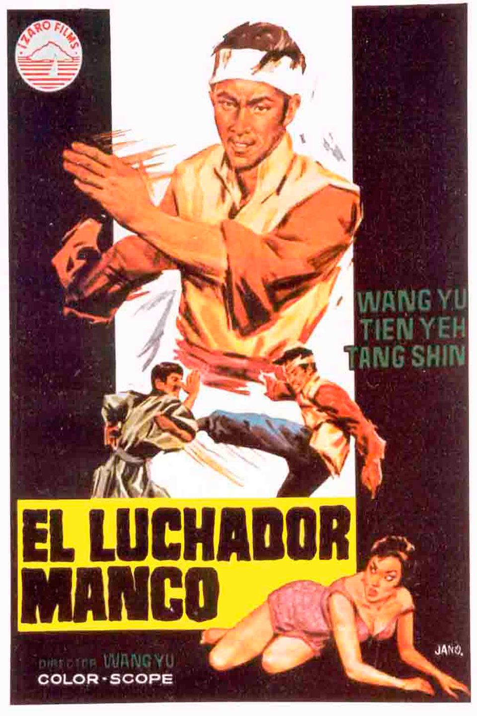 El luchador manco - Película 1972
