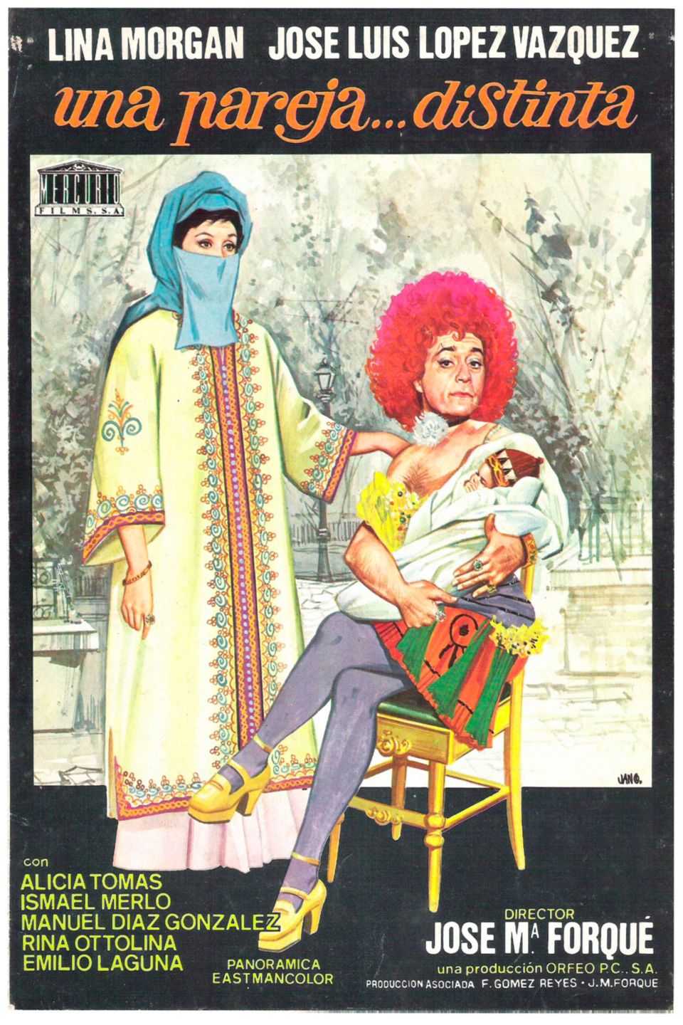 Una pareja... distinta - Película 1974