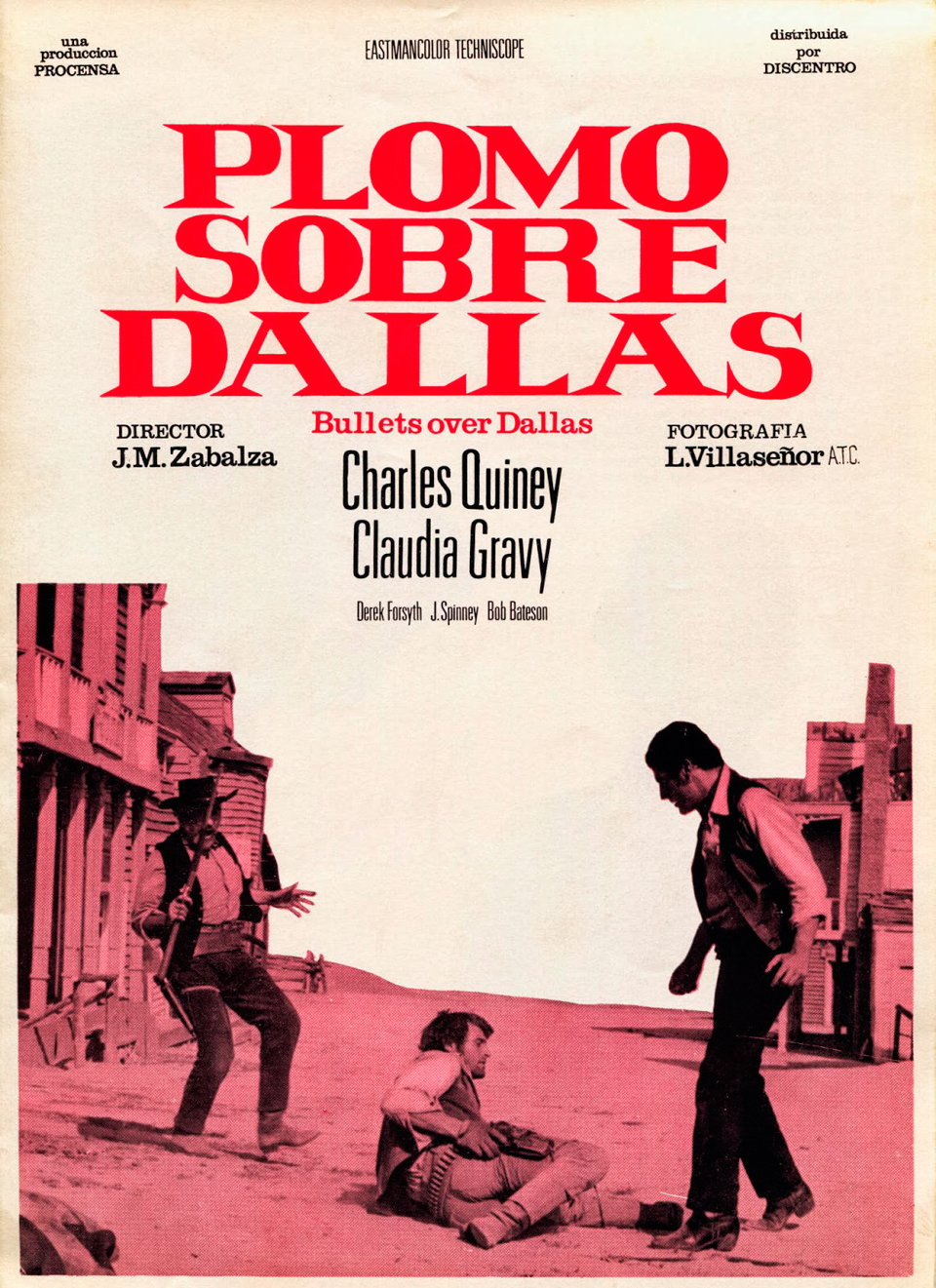 Tres Cruces Para No Morir Pelicula Plomo sobre Dallas - Película 1970 - SensaCine.com