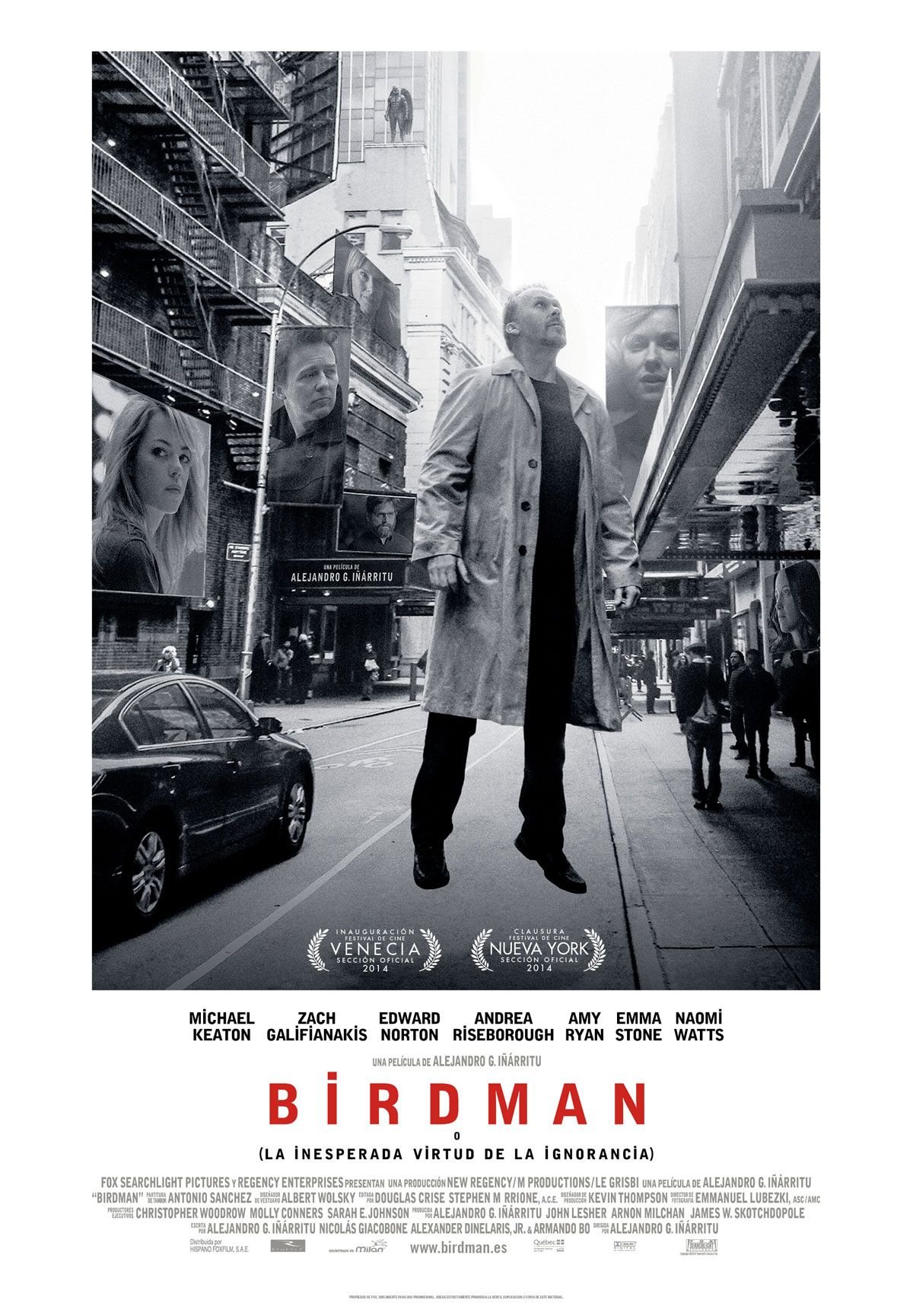 Birdman (o la inesperada virtud de la ignorancia) - Película 2014