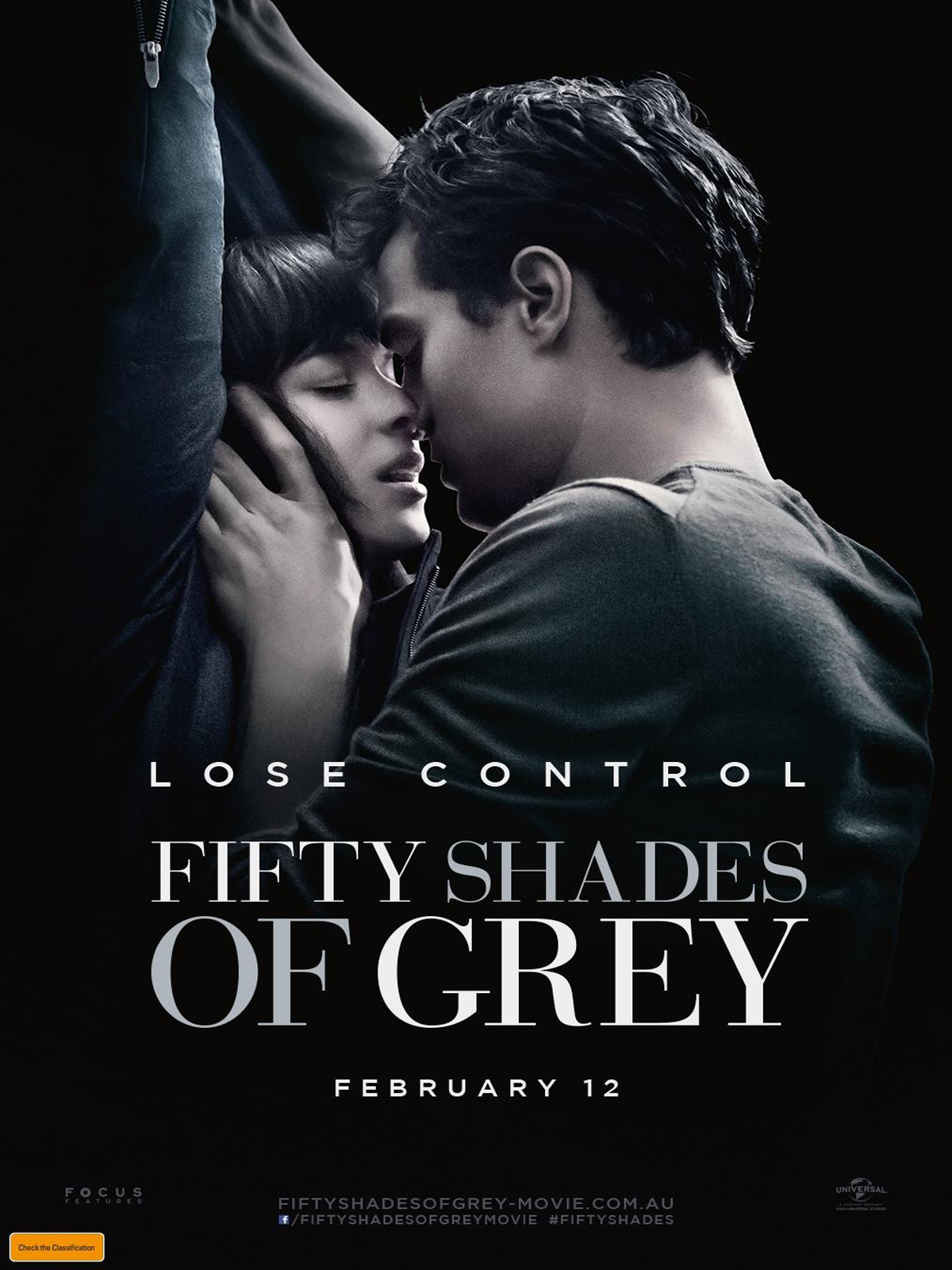 Cartel de la película Cincuenta sombras de Grey.