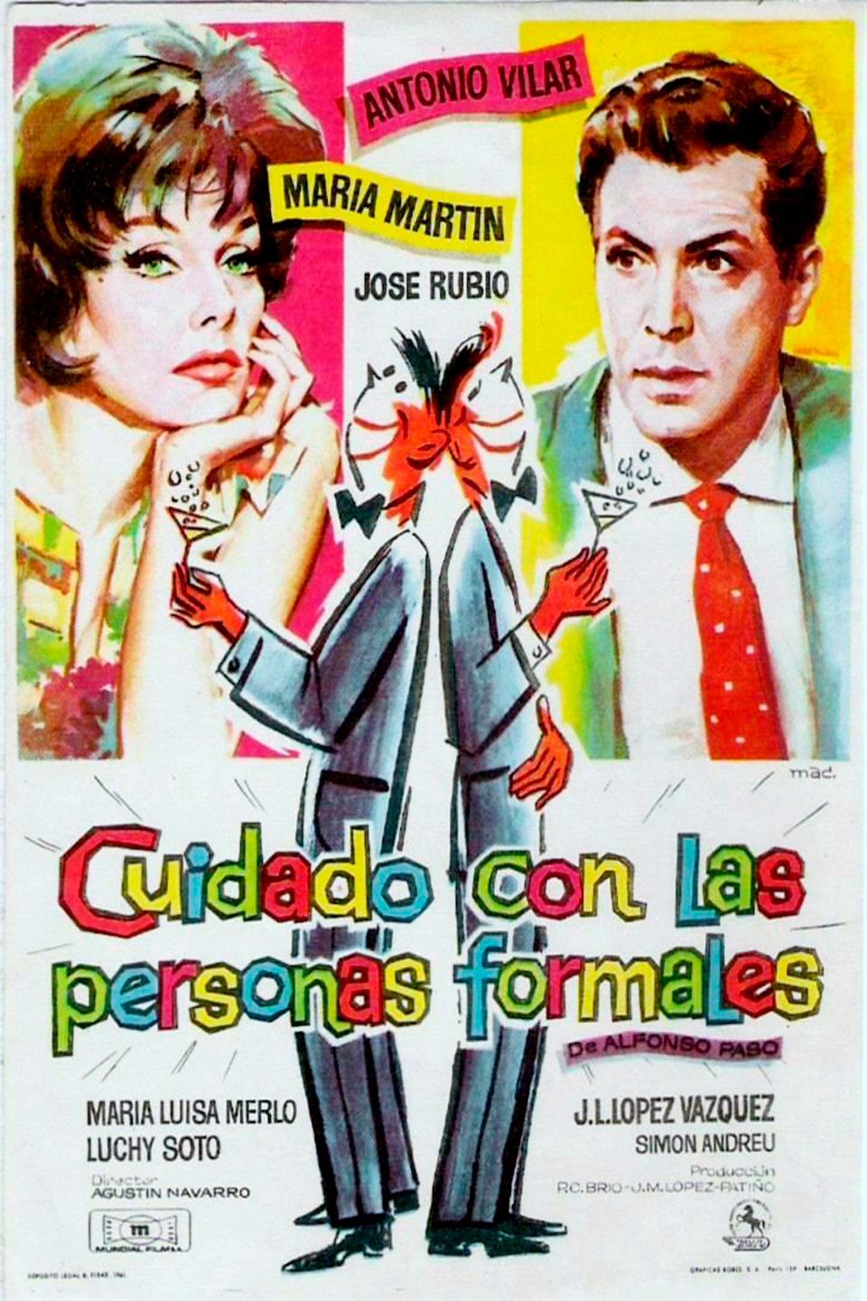 Cuidado con las personas formales - Película 1961