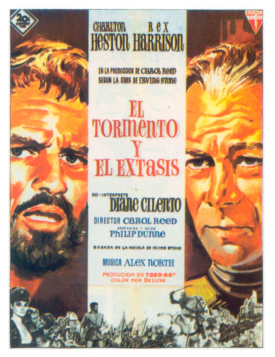 El tormento y el éxtasis - Película 1965