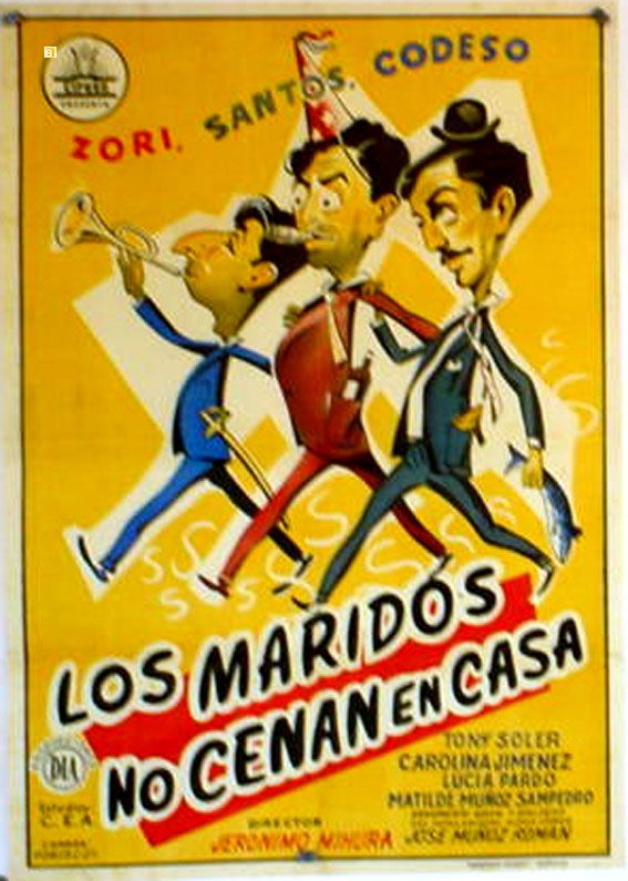 Los maridos no cenan en casa - Película 1957