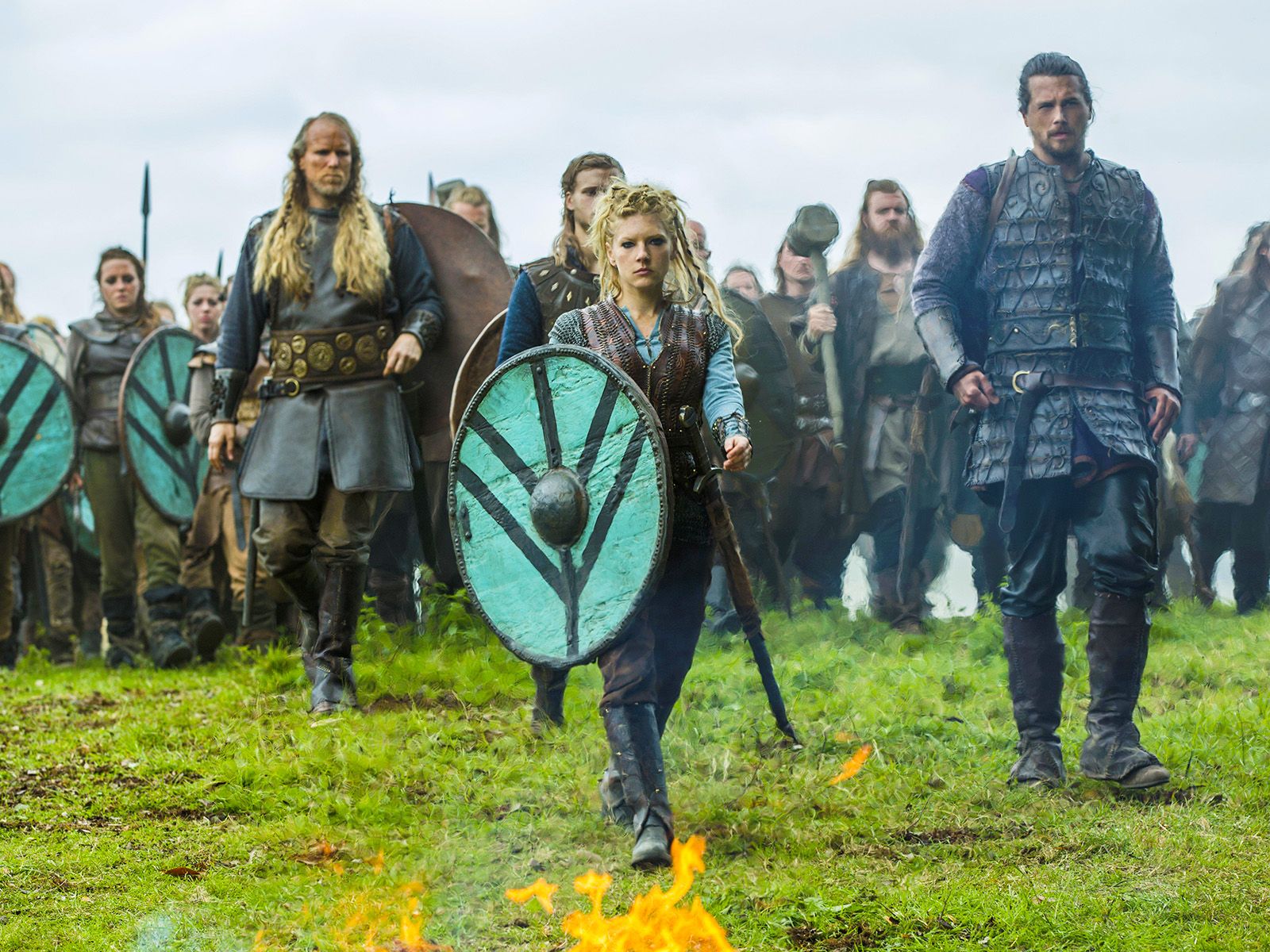 Vikingos Vikingos Foto Ben Robson, Katheryn Winnick Foto 270