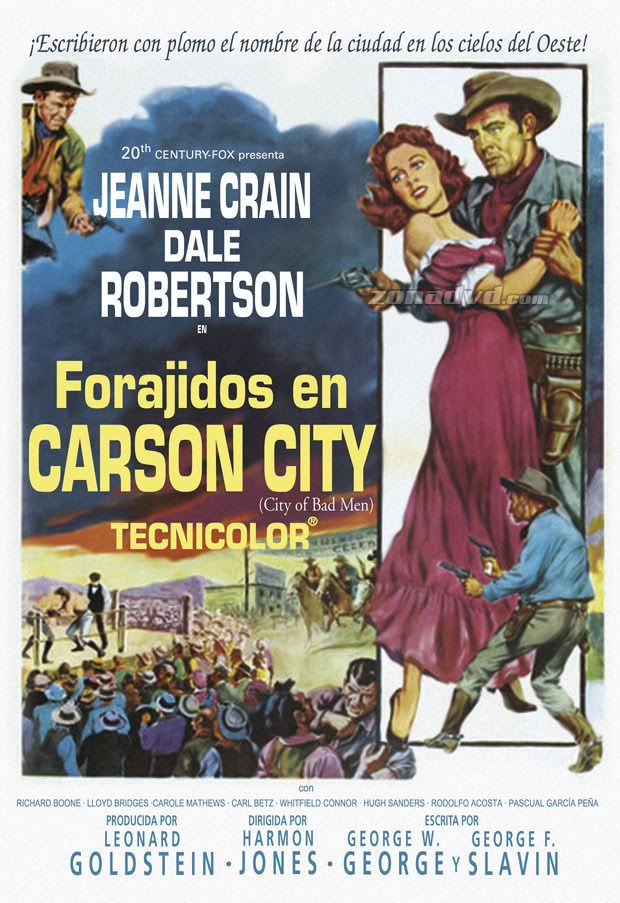 Forajidos en Carson City - Película 1953