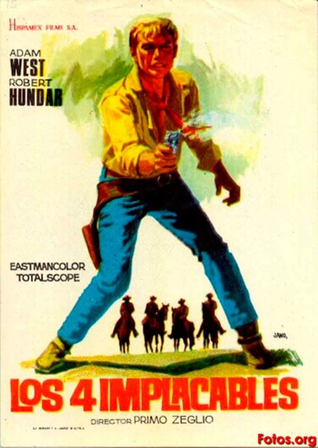 Los cuatro implacables - Película 1965