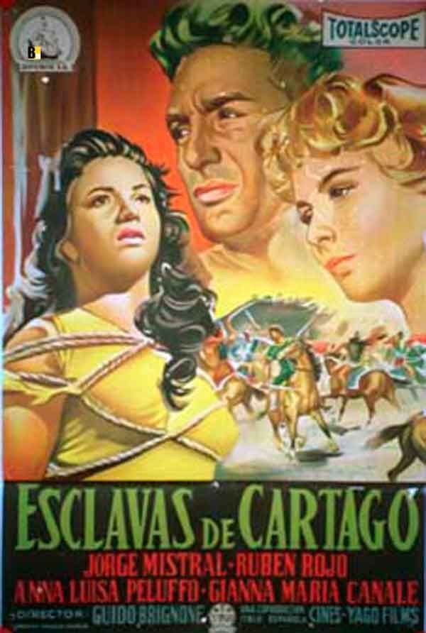 Esclavas de Cartago - Película 1956