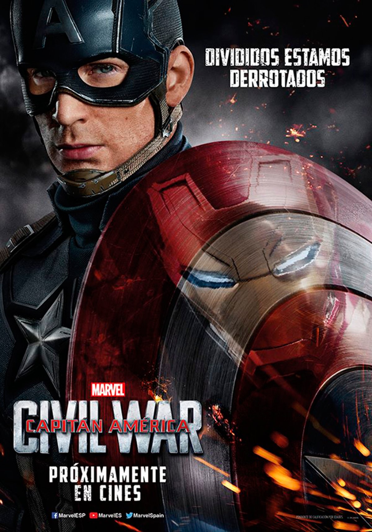 Cartel De La Película Capitán América Civil War Foto 60 Por Un Total De 72