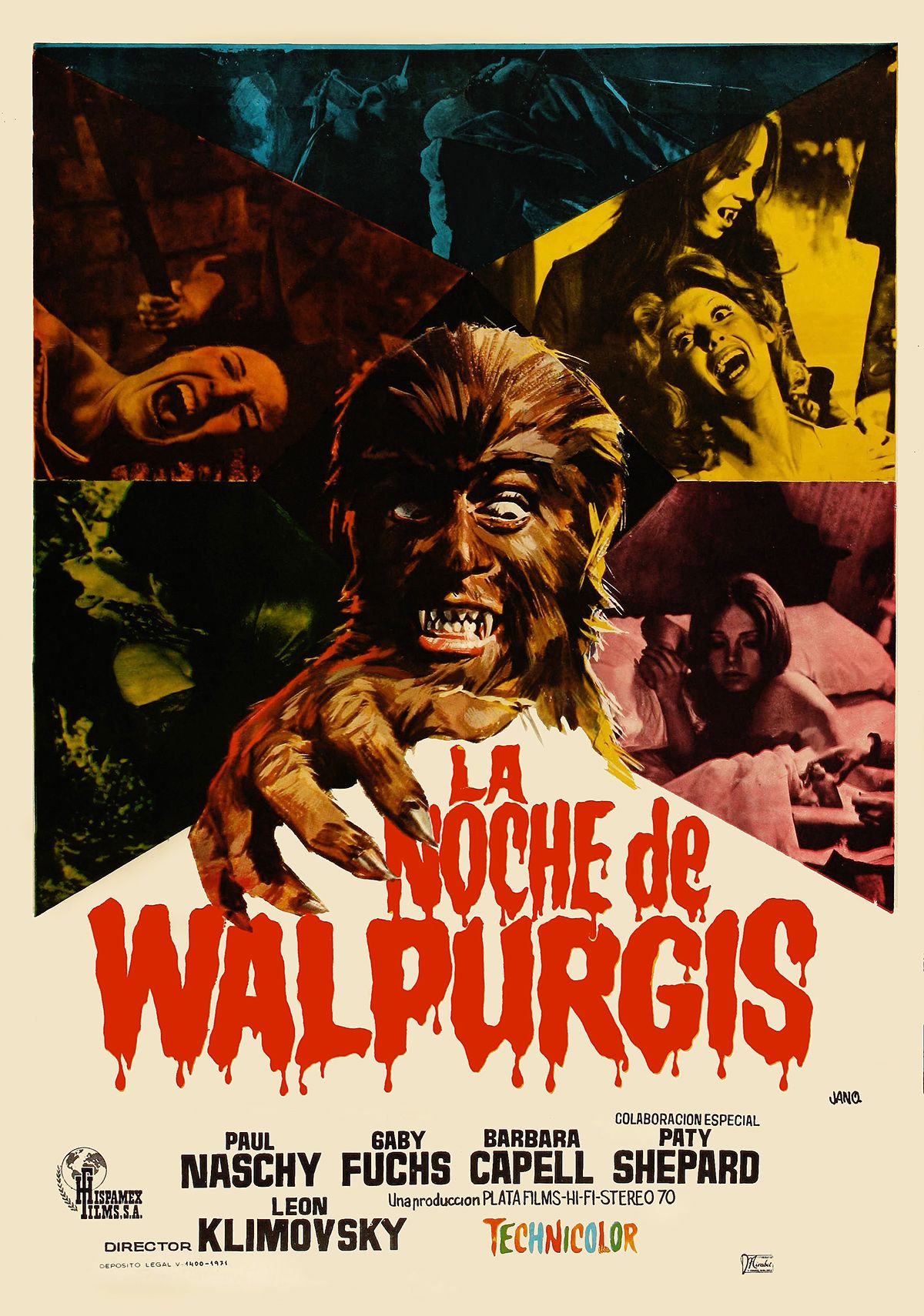 La noche de Walpurgis - Película 1971