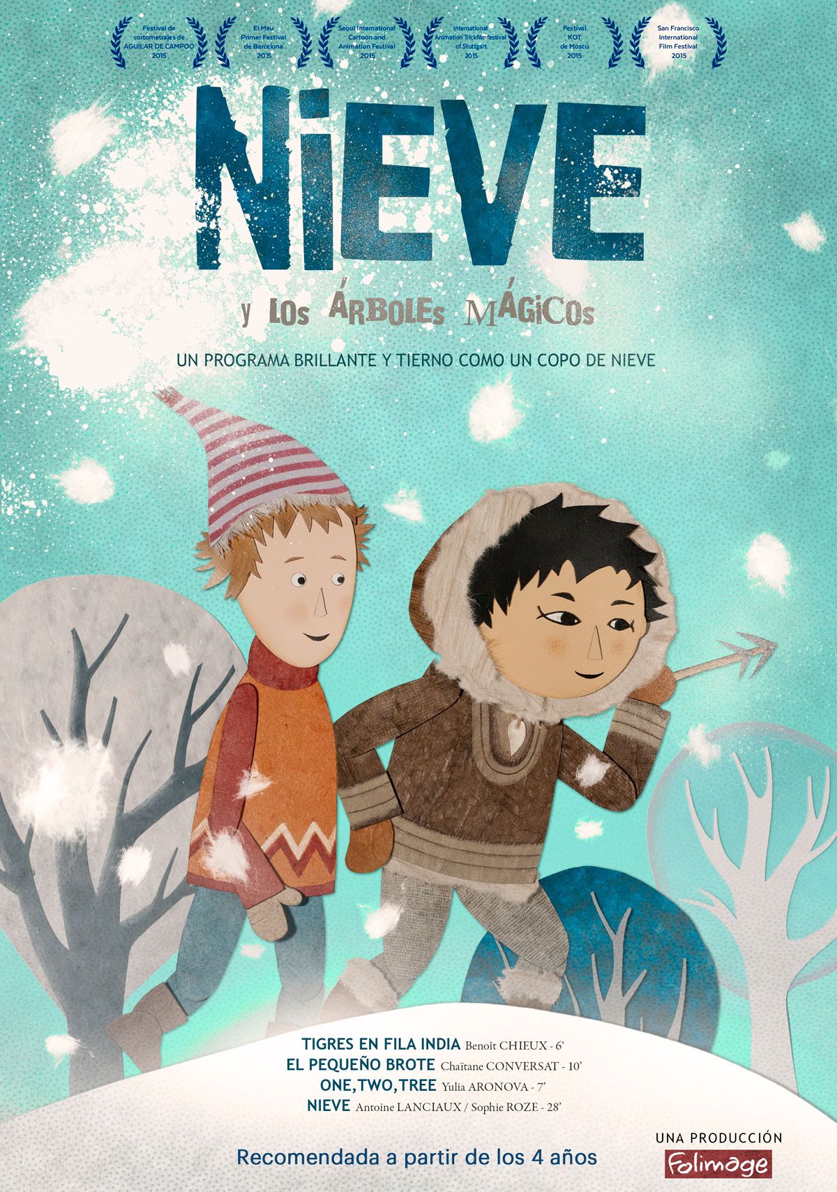 Nieve y los árboles mágicos - Película 2014