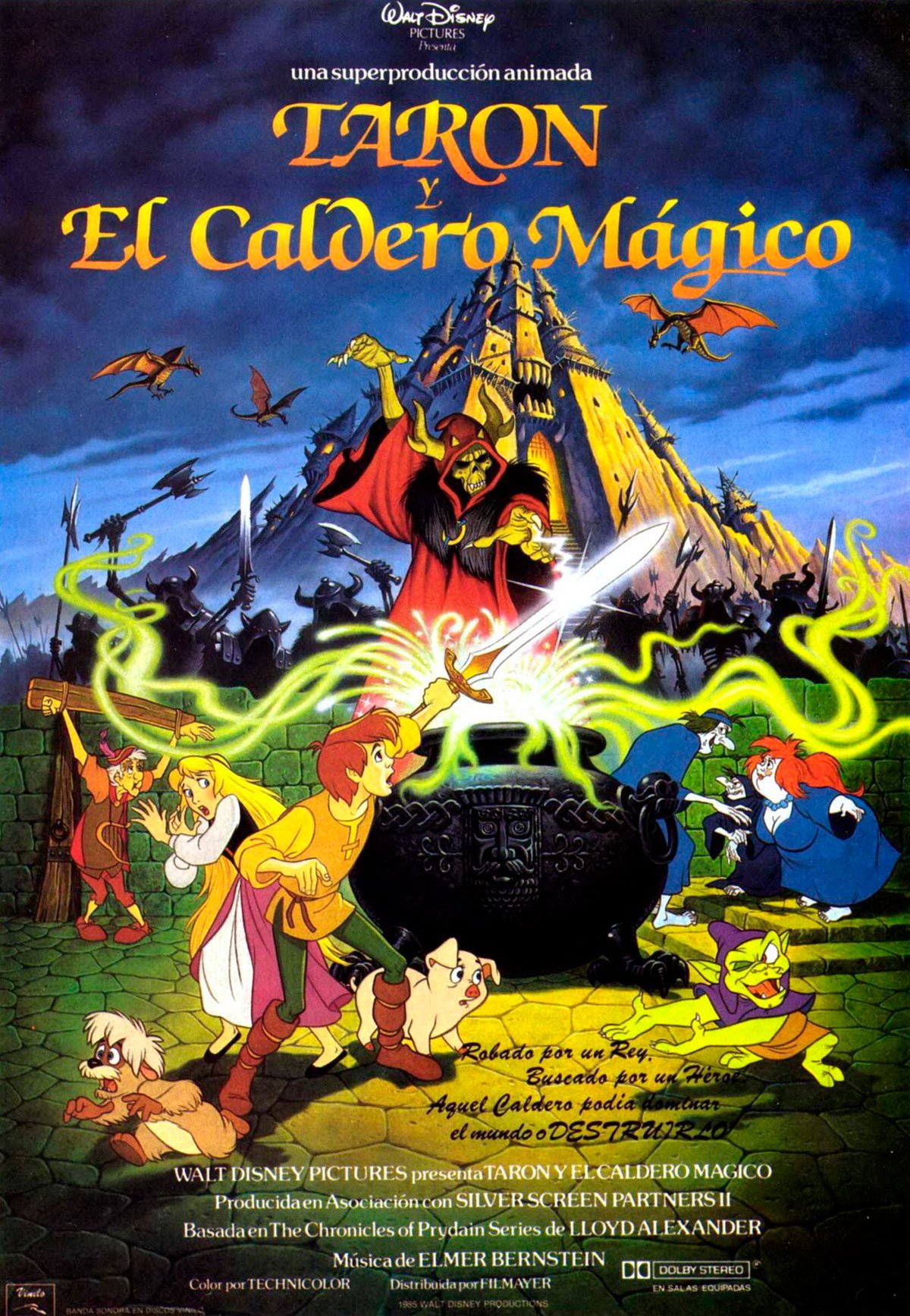 Taron y el caldero mágico - Película 1985 