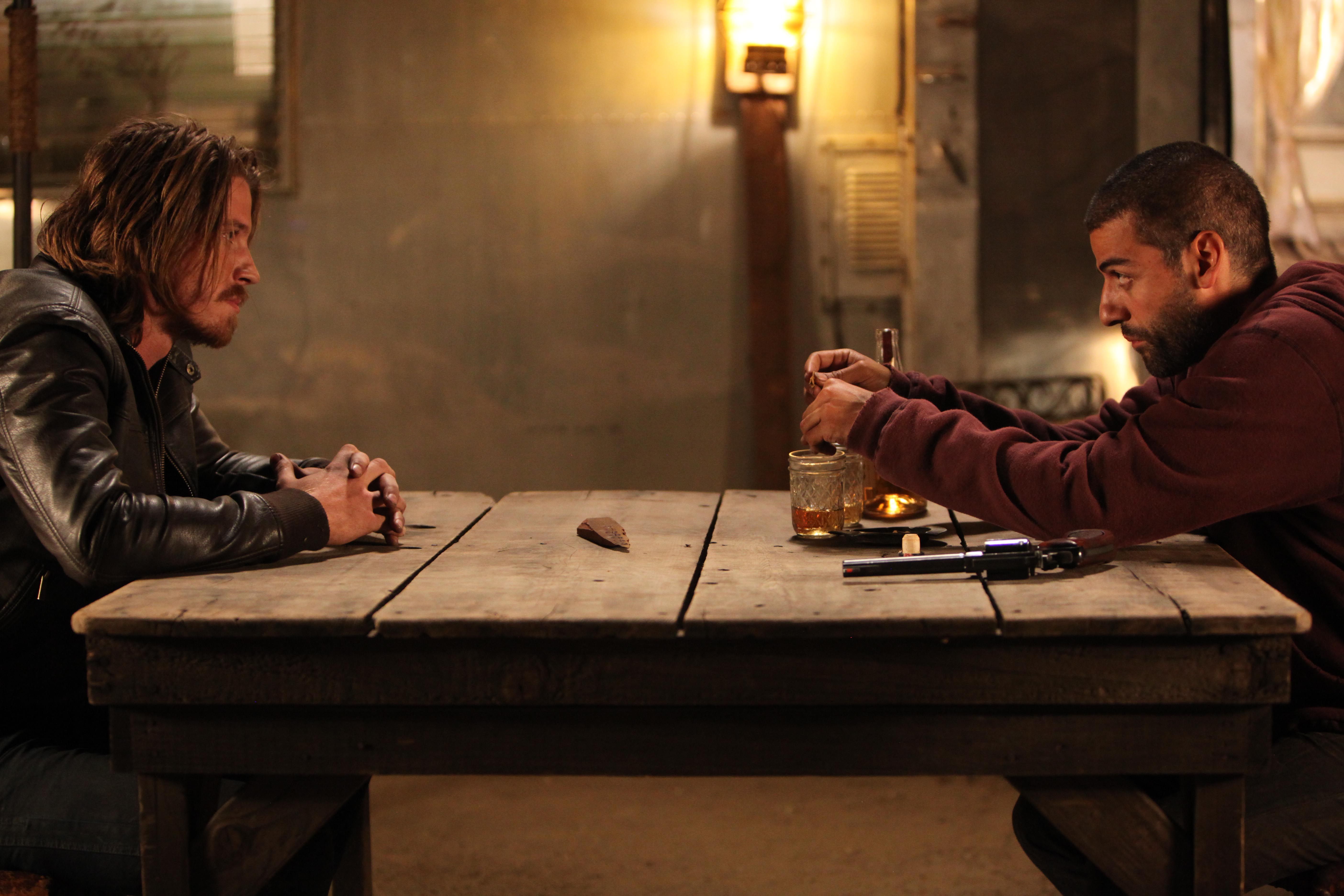 Foto de Garrett Hedlund Atrapados Foto Oscar Isaac, Garrett Hedlund