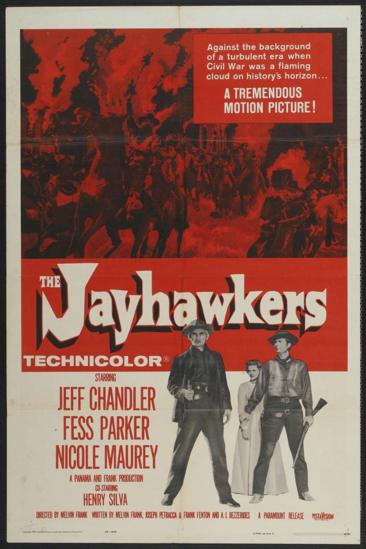 Los rebeldes de Kansas - Película 1959