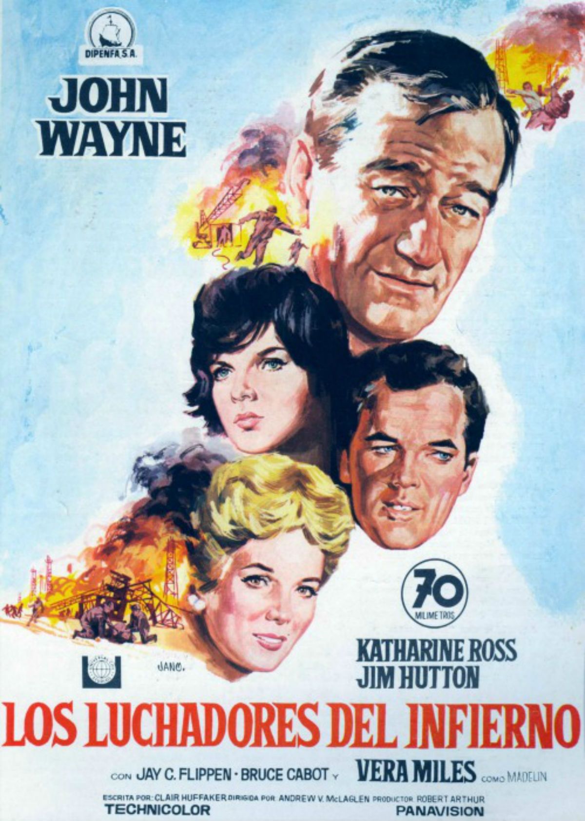 Los luchadores del infierno - Película 1968