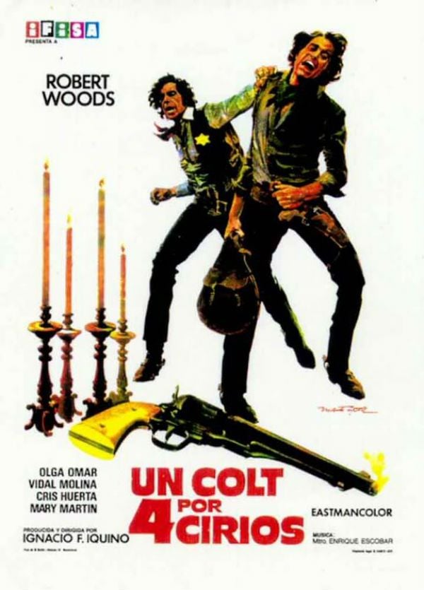 Un colt por cuatro cirios - Película 1971