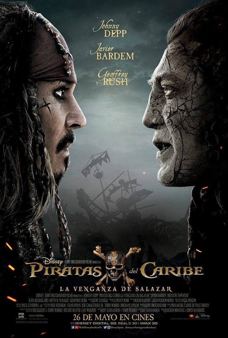 Piratas del caribe 5 la venganza de salazar online latino
