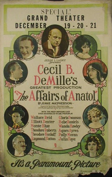 The Affairs Of Anatol - Película 1921