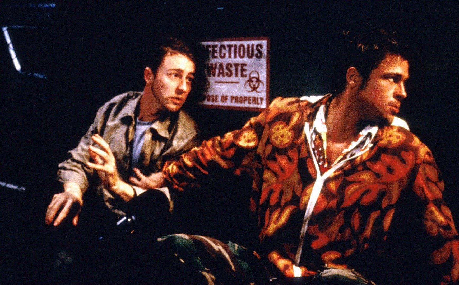 Foto de Brad Pitt El club de la lucha Foto Brad Pitt, Edward Norton Foto de Brad Pitt El club de la lucha Foto Brad Pitt, Edward Norton