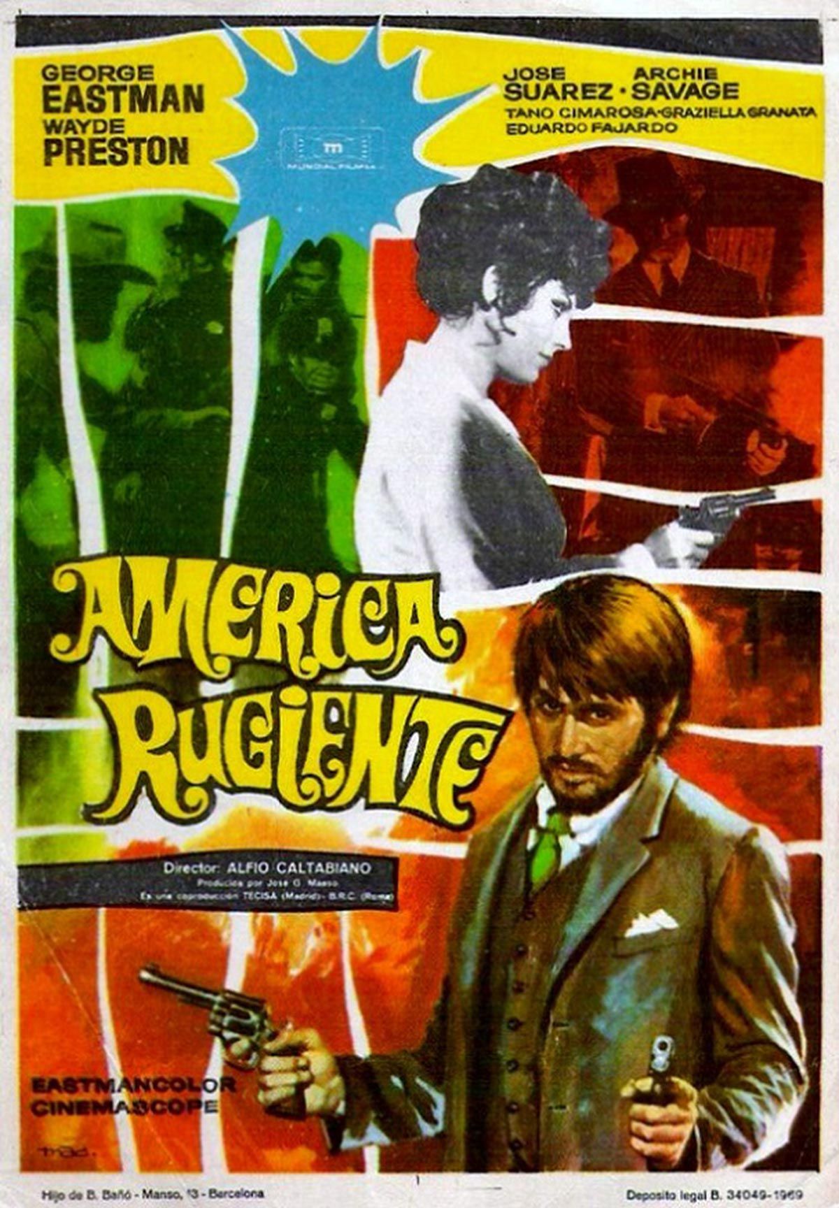 América rugiente - Película 1969