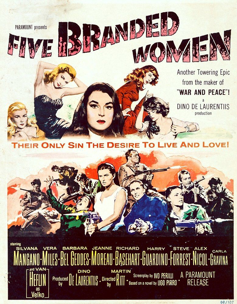 Cinco mujeres marcadas - Película 1960